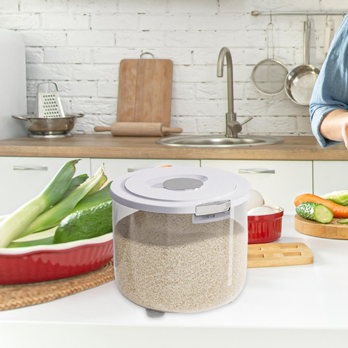 Contenedor De Alimentos, Dispensador De Arroz A Prueba 5kg