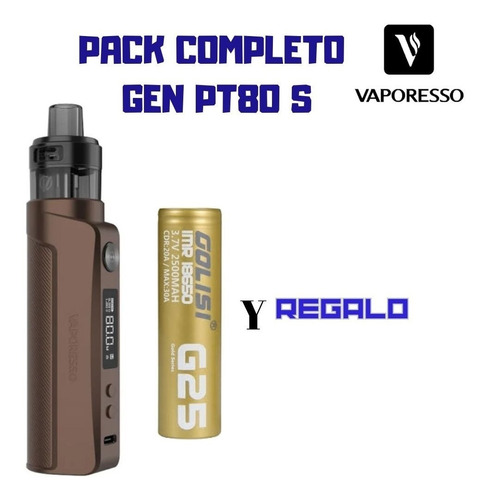 Vaper Vaporesso Gen Pt80 S Kit + Bate Oferta Todo Incluido