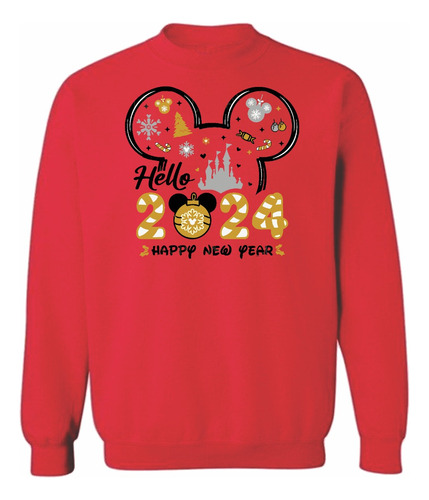 Buzos Happy New Year Mickey Mouse Disney Feliz Año Nuevo