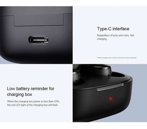 Imagen 5 de 8 de Auriculares Xiaomi Redmi Airdots 2s Earbuds Basic 2s Gamer