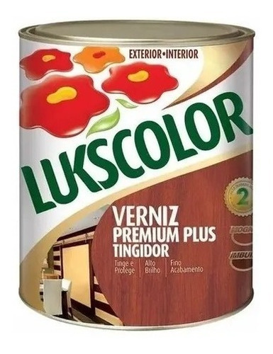 Verniz Madeira Tingidor Brilhante Imbuia Lukscolor 900ml