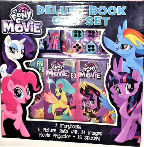 Libro De Lujo My Little Pony The Movie  Projector Y Stickers