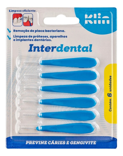 Escova Interdental - Limpeza De Prótese, Aparelho Dentário