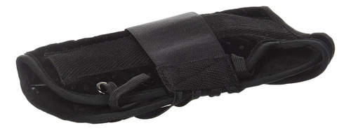 Soporte De Muñeca Negro Grande Con Cordones