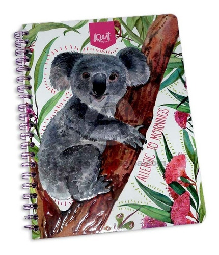 Imagen 6 de 6 de Cuaderno Argollado Cuadriculado Kiut 80 Hojas Durabook Norma