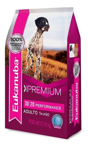 Imagen 1 de 1 de Alimento Eukanuba Premium Performance para perro adulto todos los tamaños sabor mix en bolsa de 15 kg