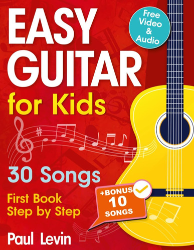 Lecciones Guitarra Fácil Niños + Video: Guitarra Niños Y Con