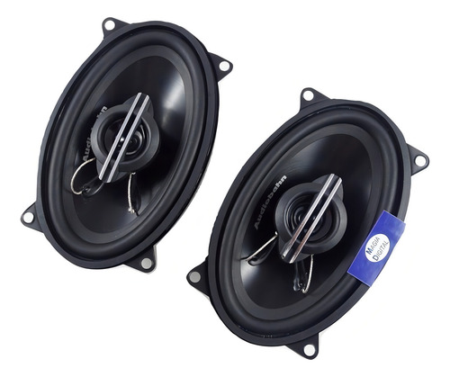 Bocinas Automotriz Audiobahn As463s 4x6 2 Vias 400watts Color Negro