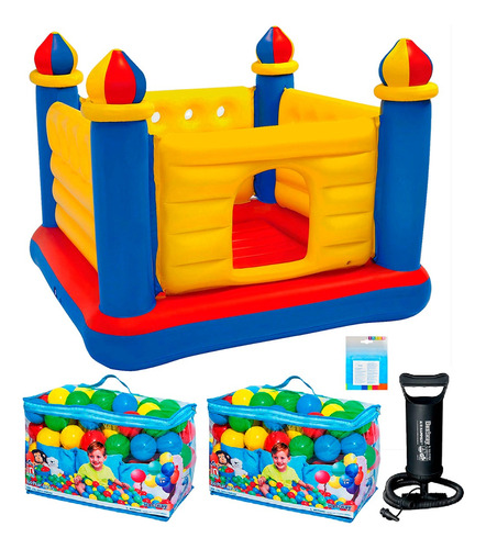 Combo Castillo Saltarin Inflable 200pelota Inflad 1015008600