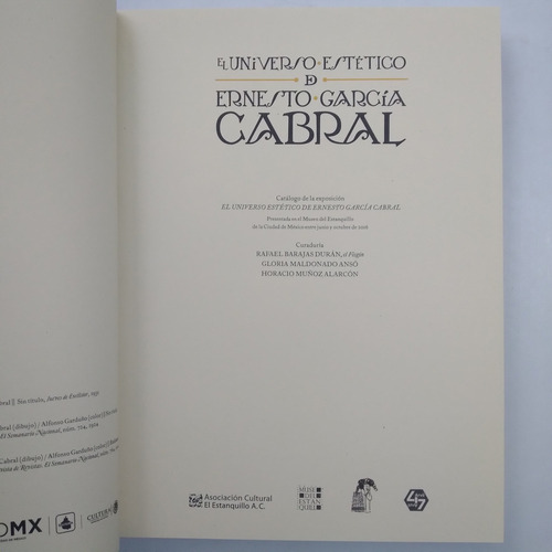 El Universo Estético De Ernesto García Cabral, El Chango (Usado)
