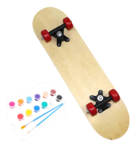Skateboard De Bricolaje Para Niños, Patineta En 60x15cm