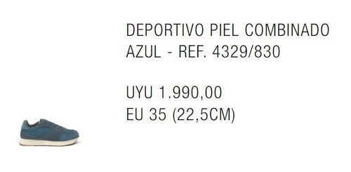 Zapatillas Deportivas Niña Zara Talle 35 Nuevos (22,5 Cm)