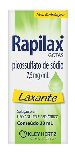 Rapilax Gotas 30ml Laxante Sem Cólica