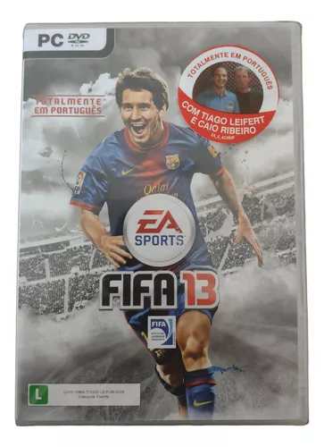 Jogo Mídia Física Ea Sports Fifa 13 Original Computador Pc em