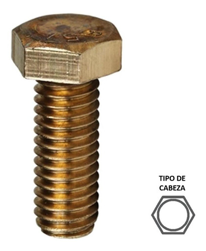 Kit Tornillo Hexagonal Bronce Sil. Nc 5/16'' X 2 1/2'' 50p
