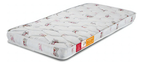 Colchão Infantil Berço Orthocrin Junior Luxo D18 - 60x130x10 Cor Branco