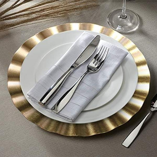 Chargeit By Jay Ruffle Rim Charger Plato De Servicio De Mela