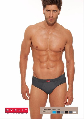 Imagen 3 de 5 de Calzoncillo Hombre Slip Algodón Con Toalla Rayado Eyelit 304