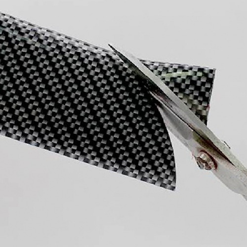 Imagen 6 de 6 de Cinta Antiderrapante Para Auto 2 Pzs Apariencia Fibra Carbón