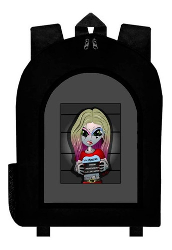 Mochila Harley Quinn Adulto / Escolar N3