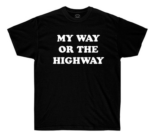 Remera My Way Or The Highway - Vintage Outlaw Bikers