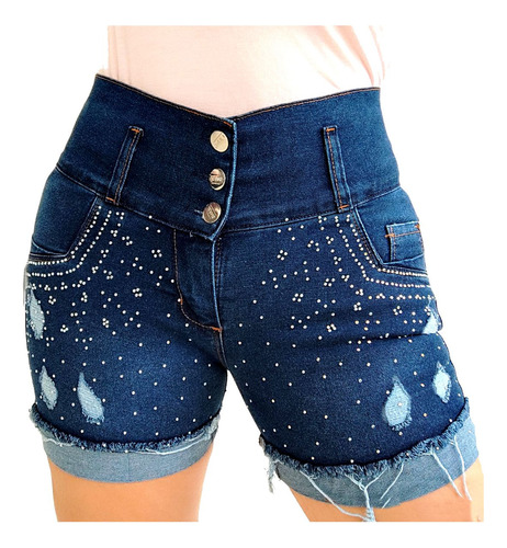 Short Push Up, Con Brillo, Strass, Levanta Cola, Colombiano