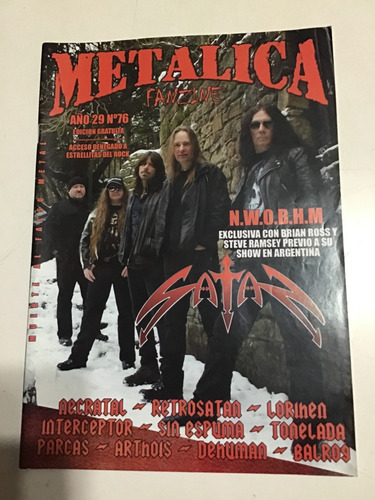 Metalica Fanzine 78 Abril 2016 Harpoon Nuclear Assault (Usado)