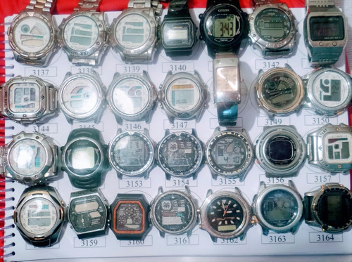 Lote 12 Sucatas Casio E Outros- Máquina Do Tempo