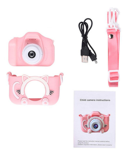Imagen 8 de 10 de Cámara De Fotos Infantil Con Pantalla 2' Fácil De Usar Atrix