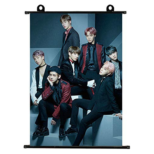 Póster Kpop Bangtan Boys 17.7 X 11.7 Pulgadas - Mapa D...