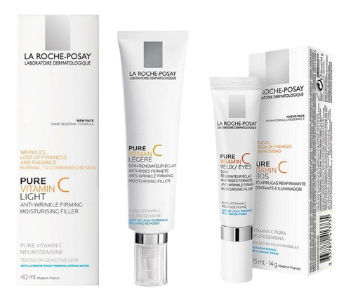 Kit La Roche Posay Redermic Hyalu C P/ Normal+contorno Ojos 