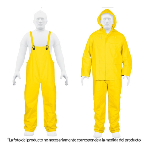 Conjunto Impermeable Pvc 0.35mm Espesor Talla Grande 14419