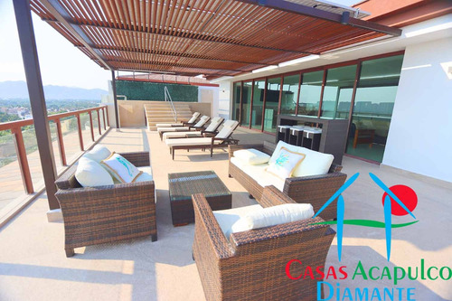 Cad La Isla Java D Ph. Penthouse En Condominio De Playa. Con Roof Garden, Alberca Privada Y Vistas Panorámicas