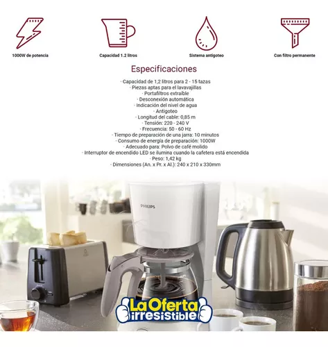 Daily Collection Cafetera HD7461/00