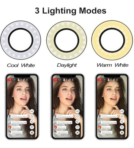 Aro De Luz Selfie Y Video Llamada