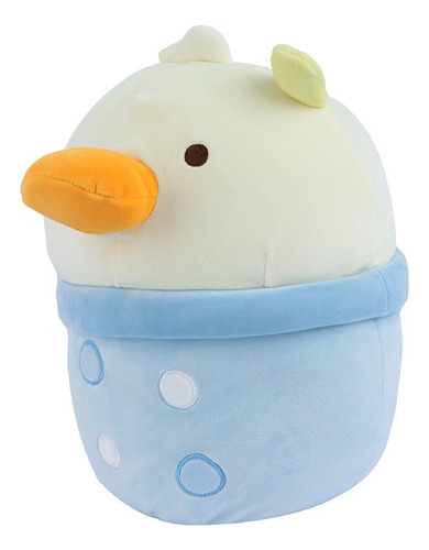 Miniso Peluche Patito Milk Tea Felpa 30x31 Cm