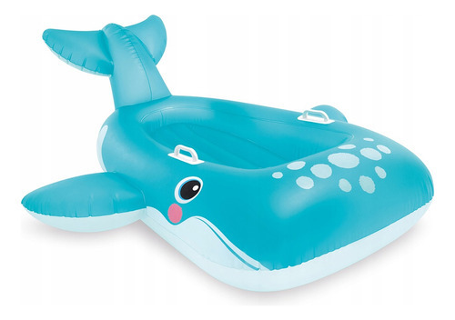 Colchoneta Ballena Celeste Inflable Intex