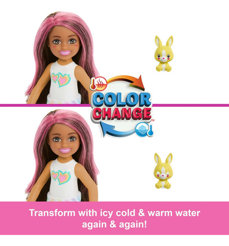 Muñeca Barbie Chelsea Color Reveal Sorpresa Original Mattel