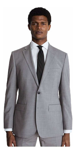Traje Entallado De Alpaca Importado