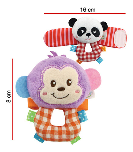 Pulseritas Sonajero Animalitos Phi Phi Toys Ploppy 390050