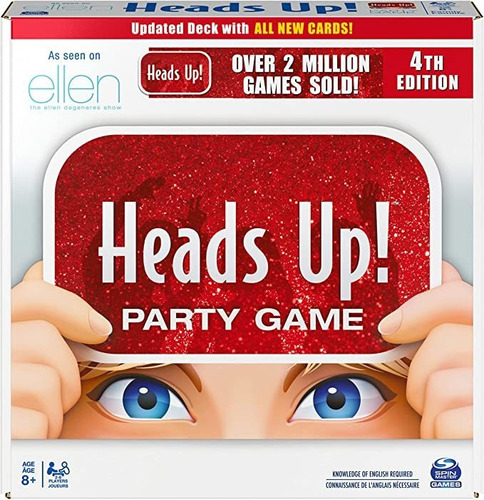 ¡head's Up! Party Game 4th Edition, Juego De Mesa De Adivin