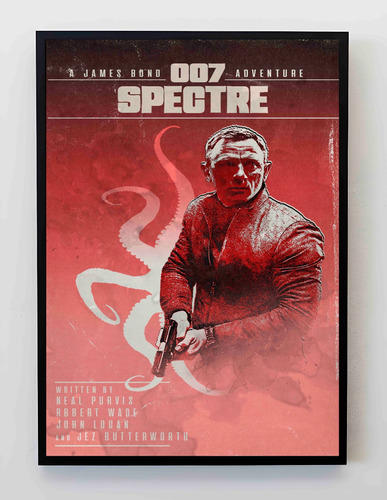 Cuadro 33x48cm Poster 007 Spectre James Bond