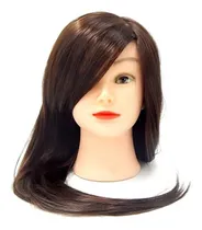 Comprar Cabeza De Practica Peluquería Pelo Natural 70% Sintético 30%