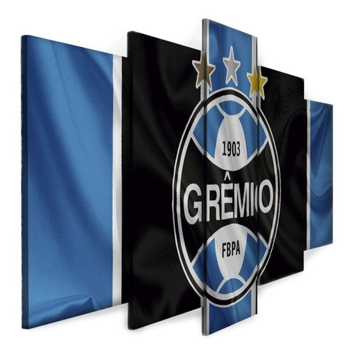 Quadro Decorativo Sala Quarto Escritório Grêmio Bandeira