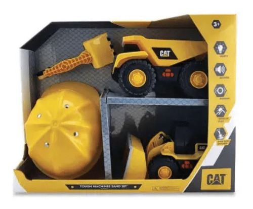 Set De Arena Cat Tough Machines 5 Piezas