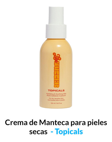 Crema De Manteca Para Pieles Secas - Topicals