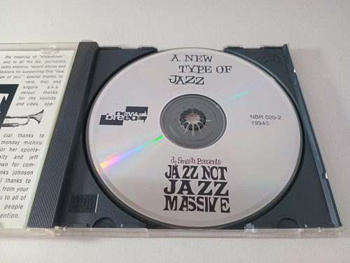 Dj Smash - Jazz Not Jazz Massive - A New Type Of Jazz - Cd (Usado)