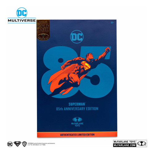 Superman 85th Dc Gold Label Mcfarlane Toys Sdcc 2023 Nuevo