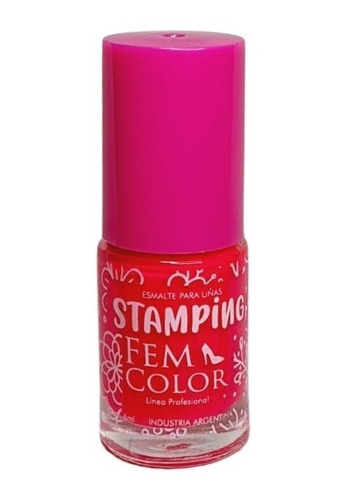 Esmalte De Stamping Deco Nails Fucsia Femcolor Vegan Lefemme