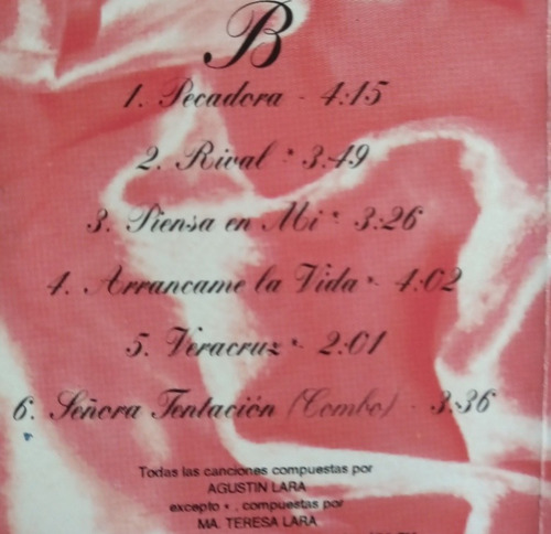 Lucia Mendez Señora Tentación Casete (Usado)